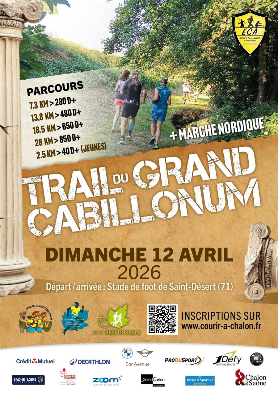 Affiche du Trail du Grand Cabillonum