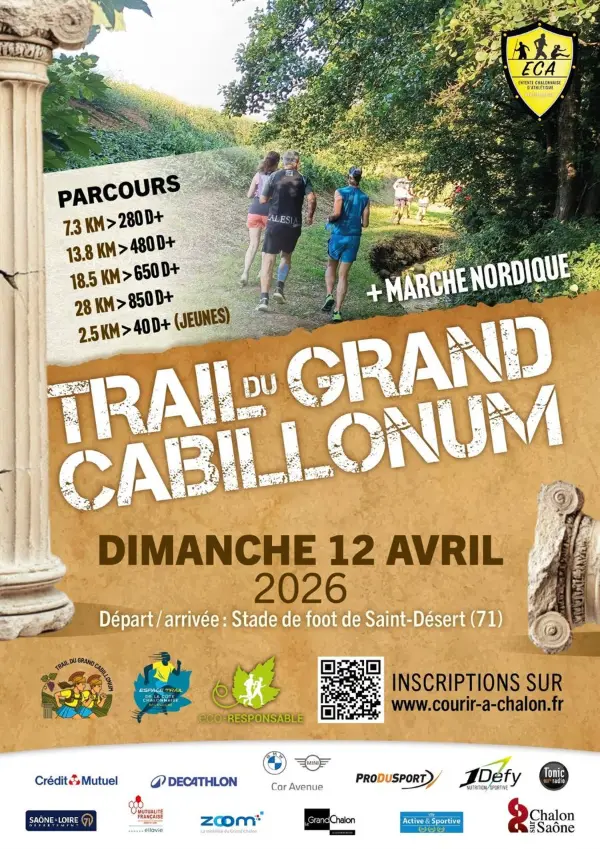 Affiche du Trail du Grand Cabillonum